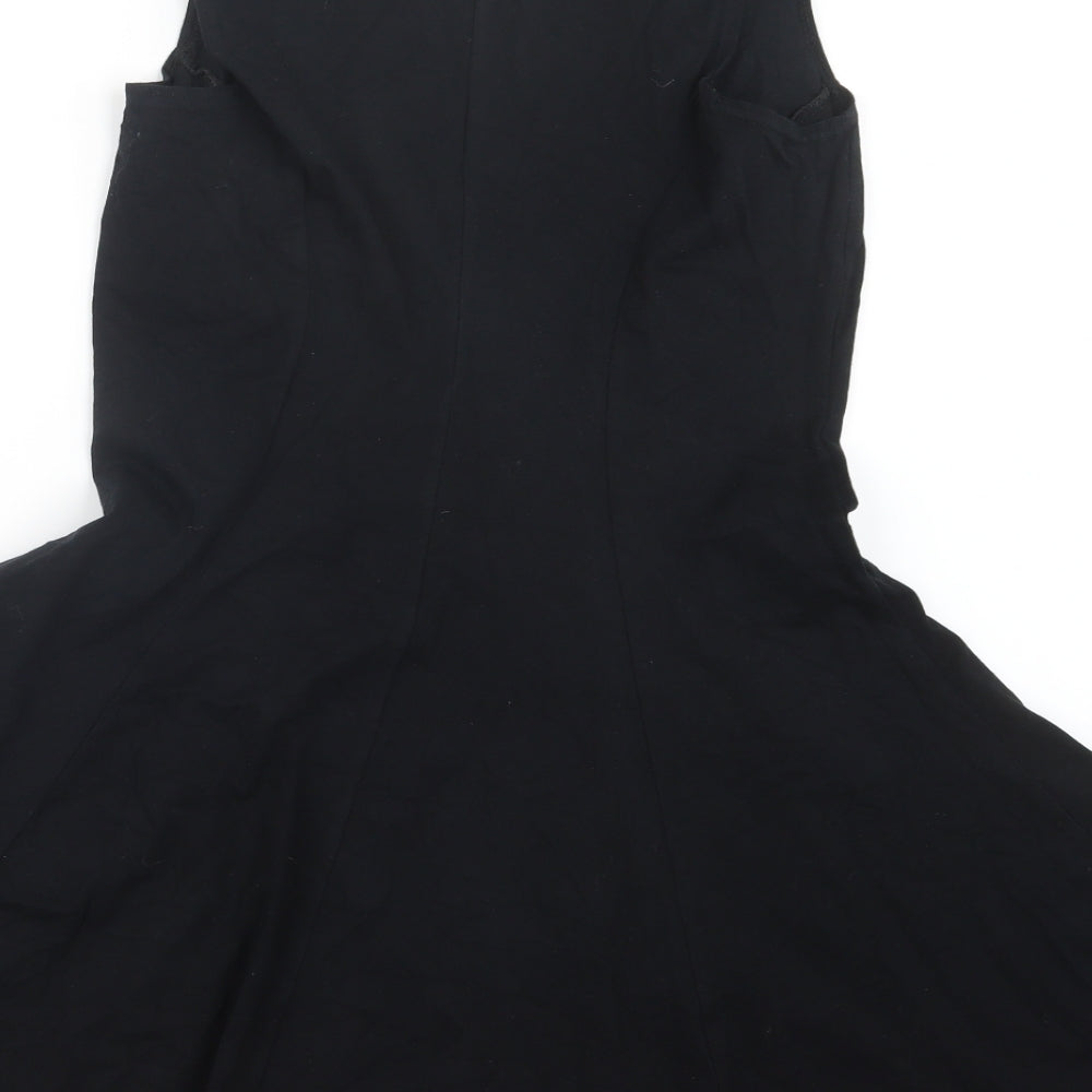 Boohoo Womens Black Mini Size 10