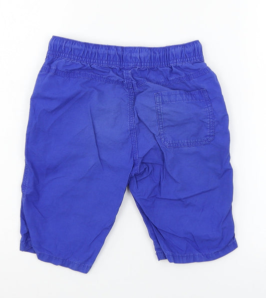 Marks and Spencer Girls Blue Bermuda Shorts Size 7-8 Years