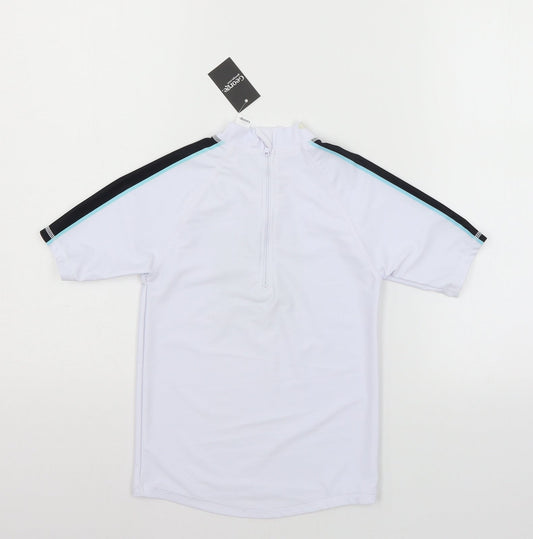 George Boys White Basic T-Shirt Size 6-7 Years - Surf top