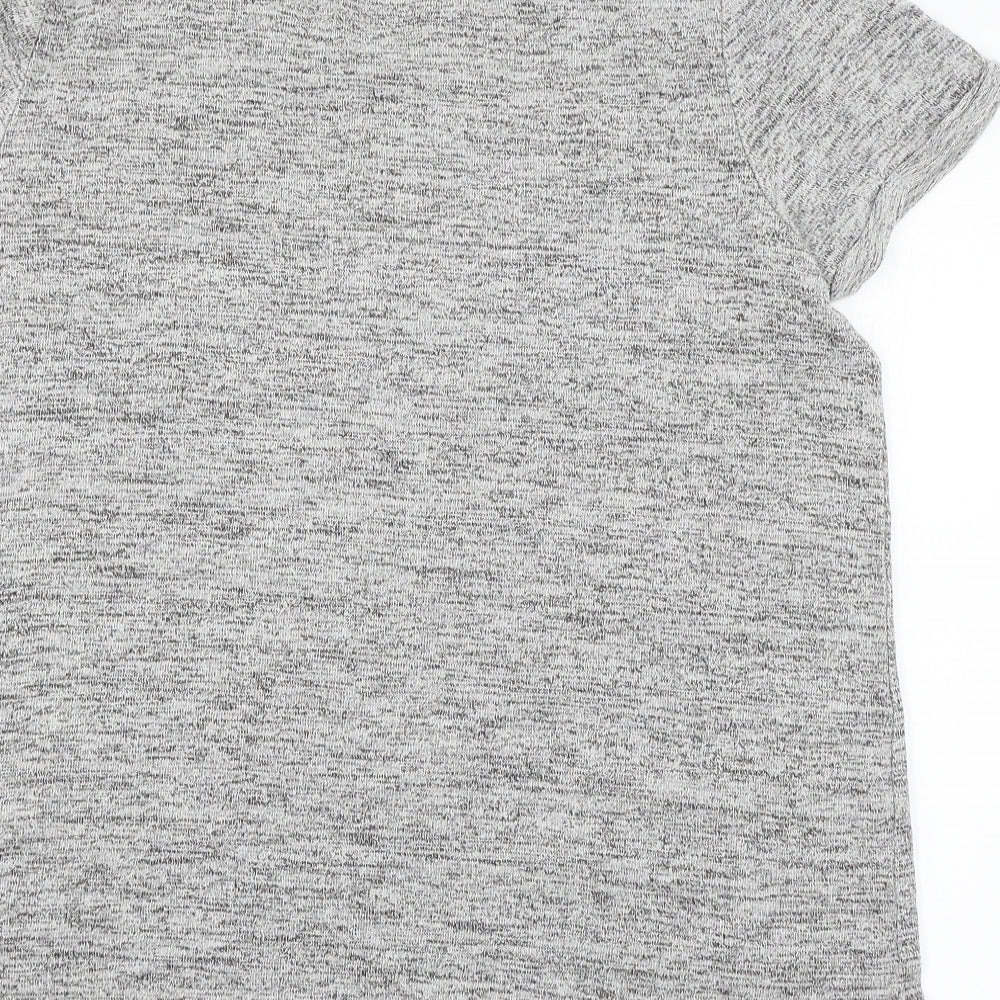 Papaya Womens Grey Jersey Basic T-Shirt Size L