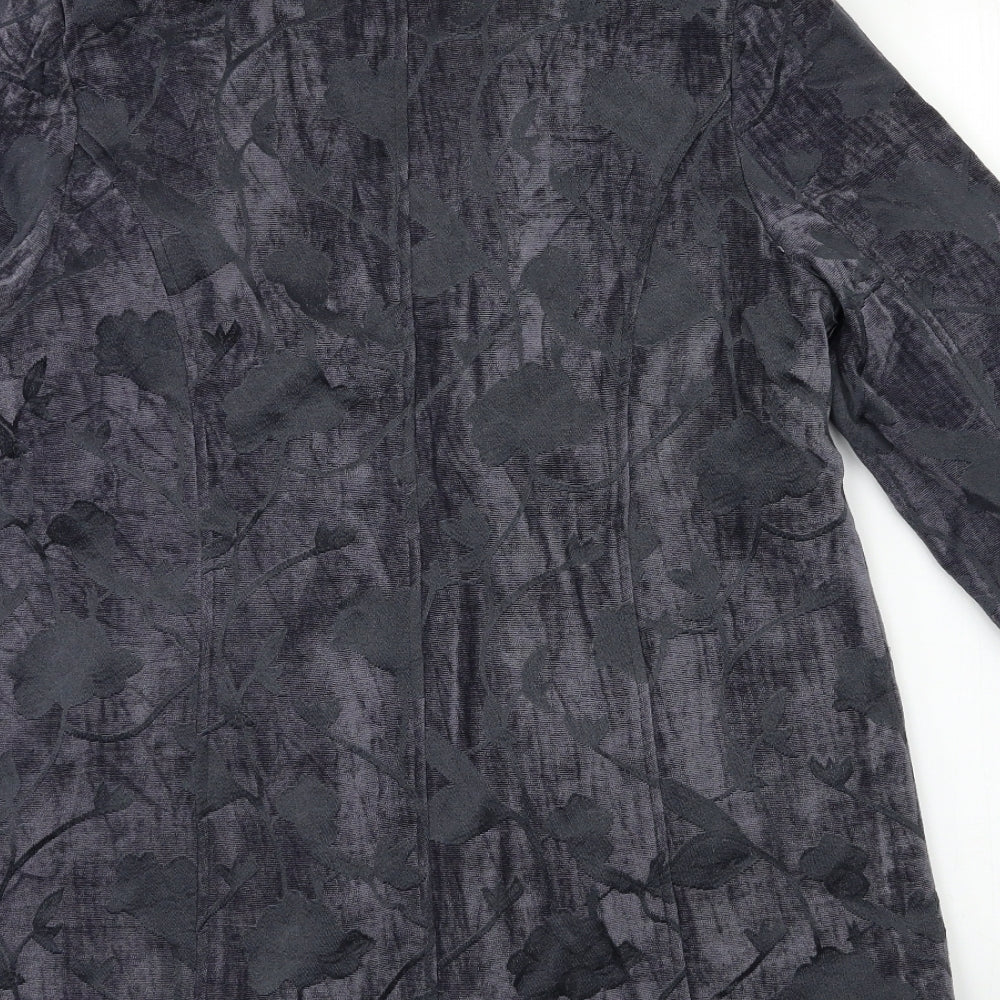 Womens UK Size 10 TIGI Grey Overcoat