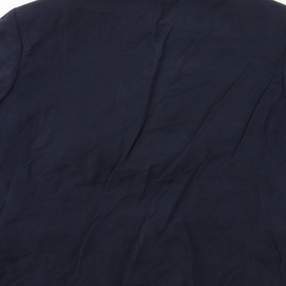 Mens UK Size 42 Marks and Spencer Regular Blue Suit Jacket