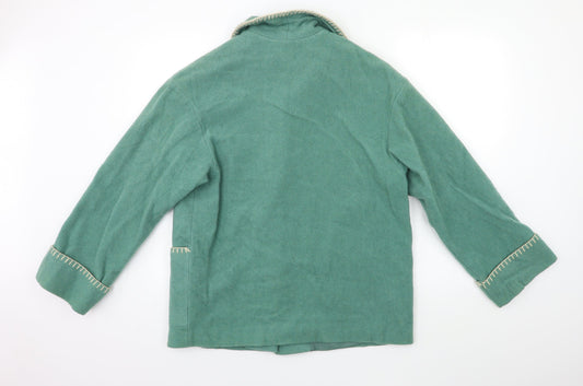 Womens UK Size 10 Preworn Blue Overcoat