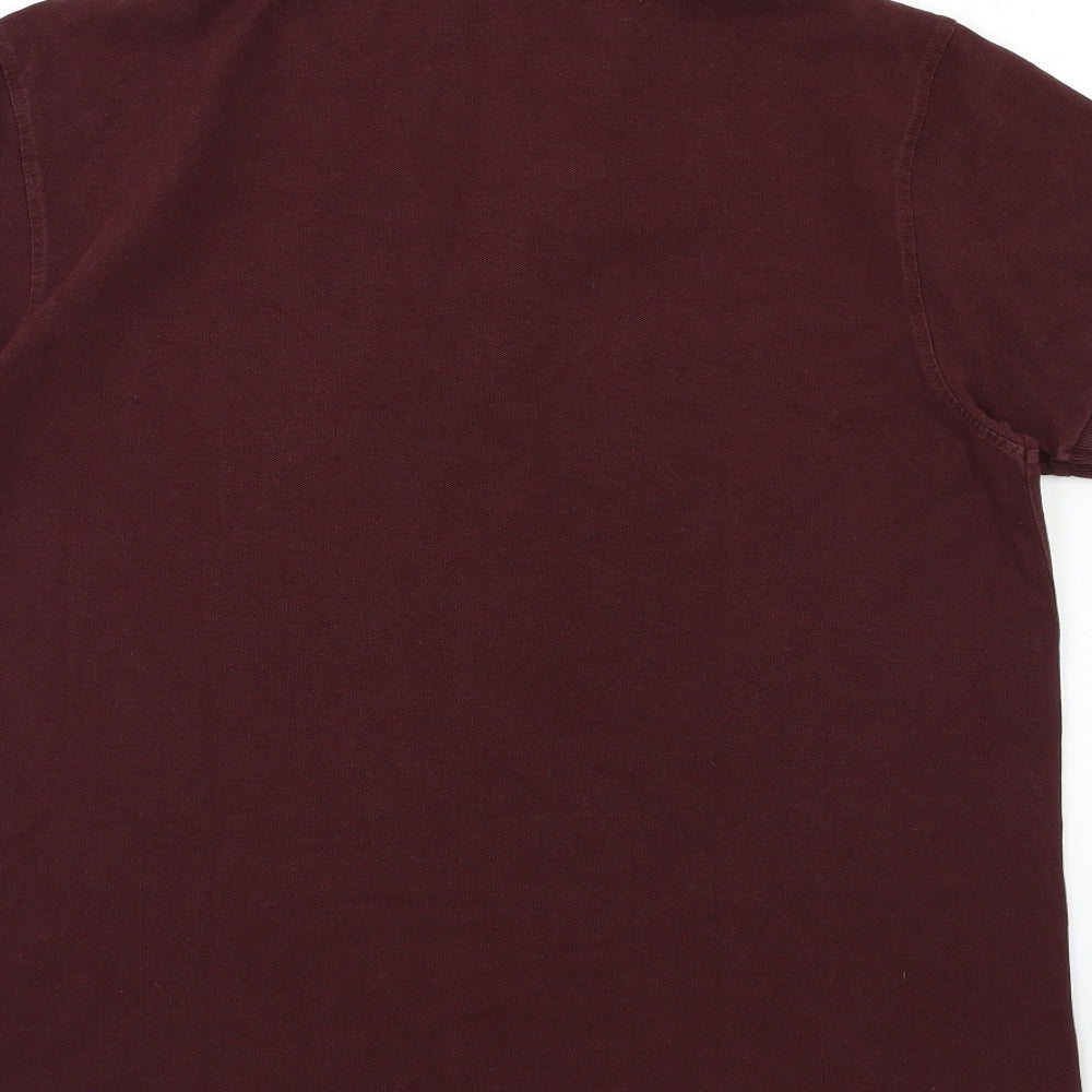 Preworn Mens Brown Polo Size L