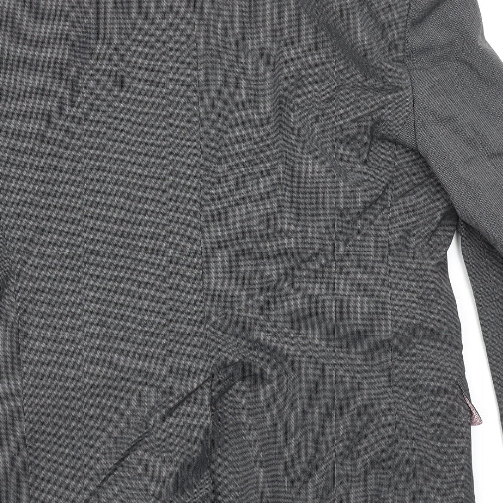 M&S Collection Mens Grey Jacket Blazer Size 38