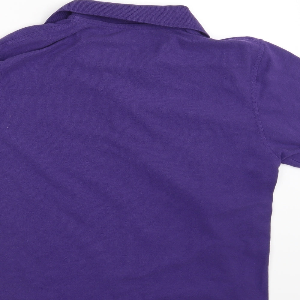 Alisco Mens Purple Polo Size L
