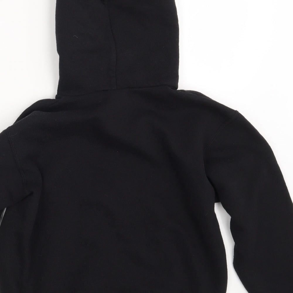 Fruit of the Loom Girls Black Pullover Hoodie Size 9-10 Years