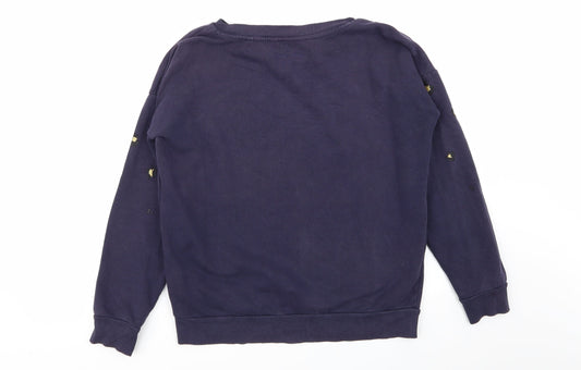 Womens UK Size S NEXT Blue Pullover Jumper