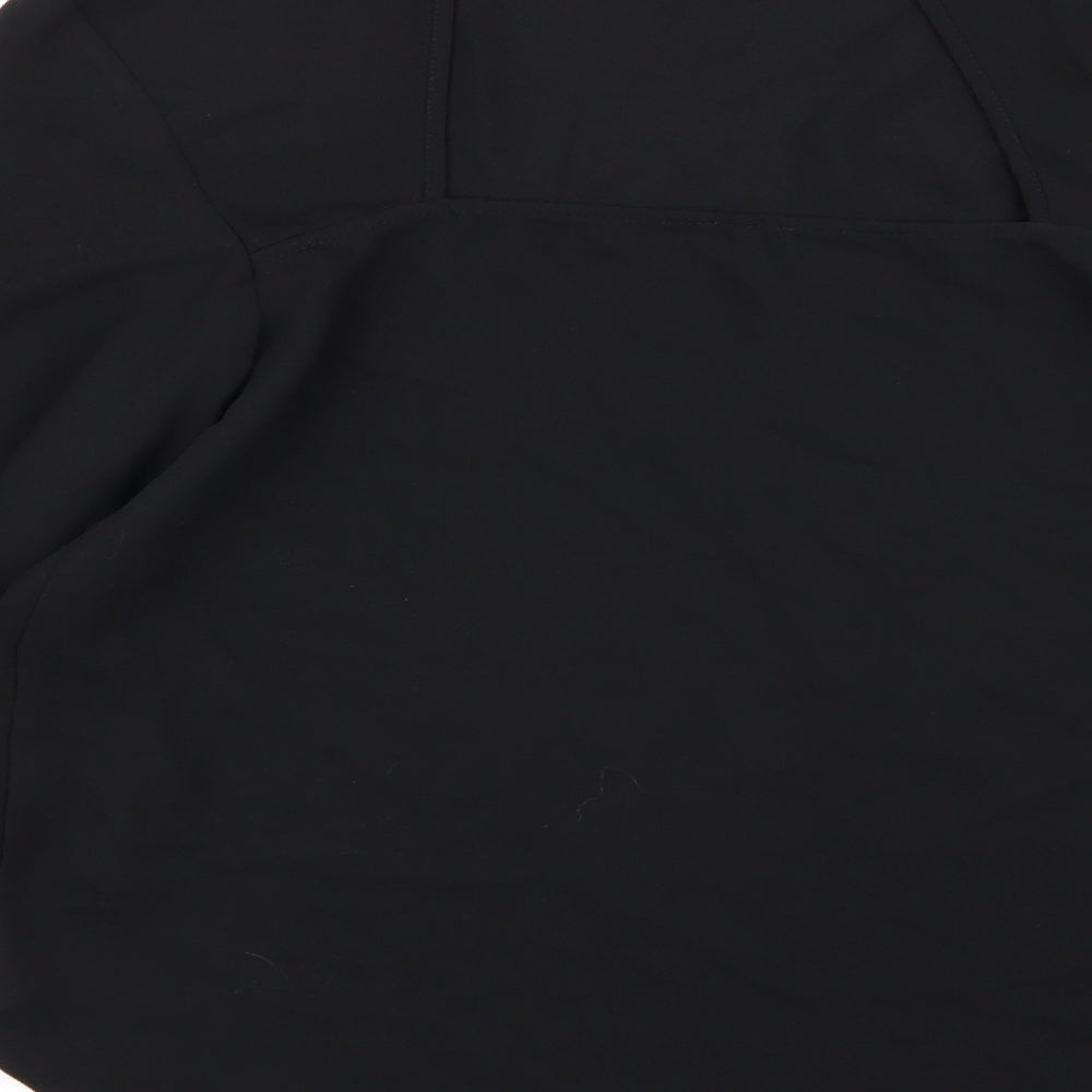 Womens UK Size 12 River Island Black Basic Blouse