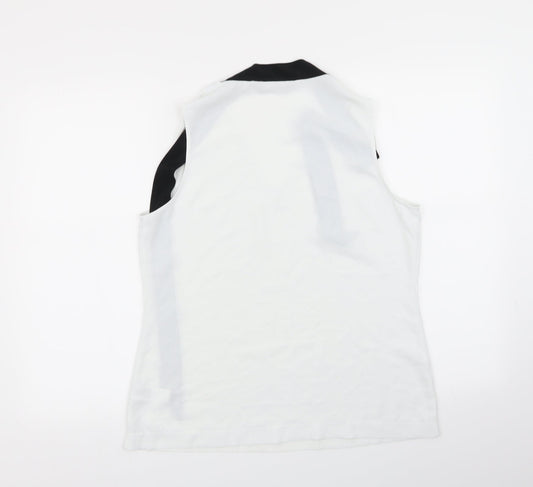 F&F Womens White Basic Blouse Size 12