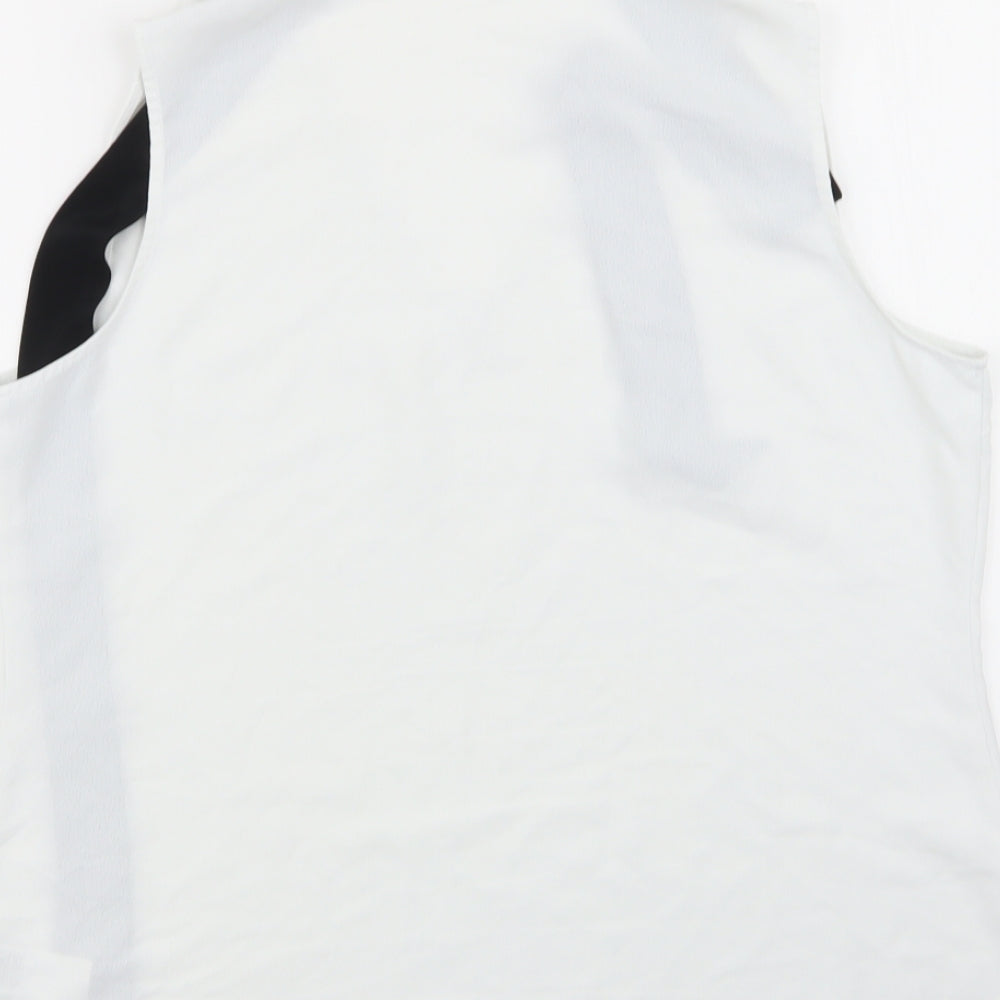 F&F Womens White Basic Blouse Size 12