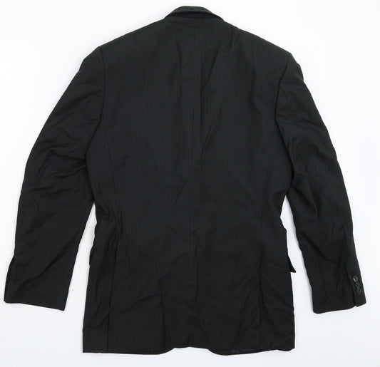 Mens UK Size 36 Burton Regular Black Suit Jacket