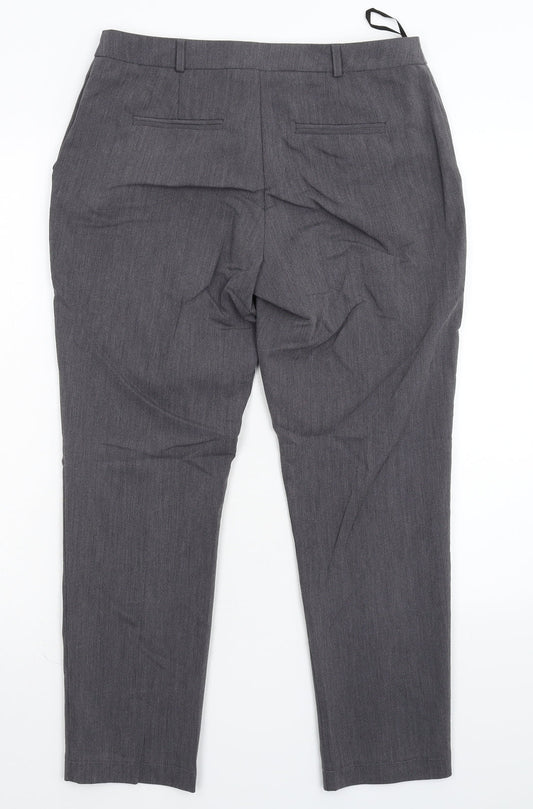 Topshop Womens Grey Dress Pants Trousers Size 10 L25 in