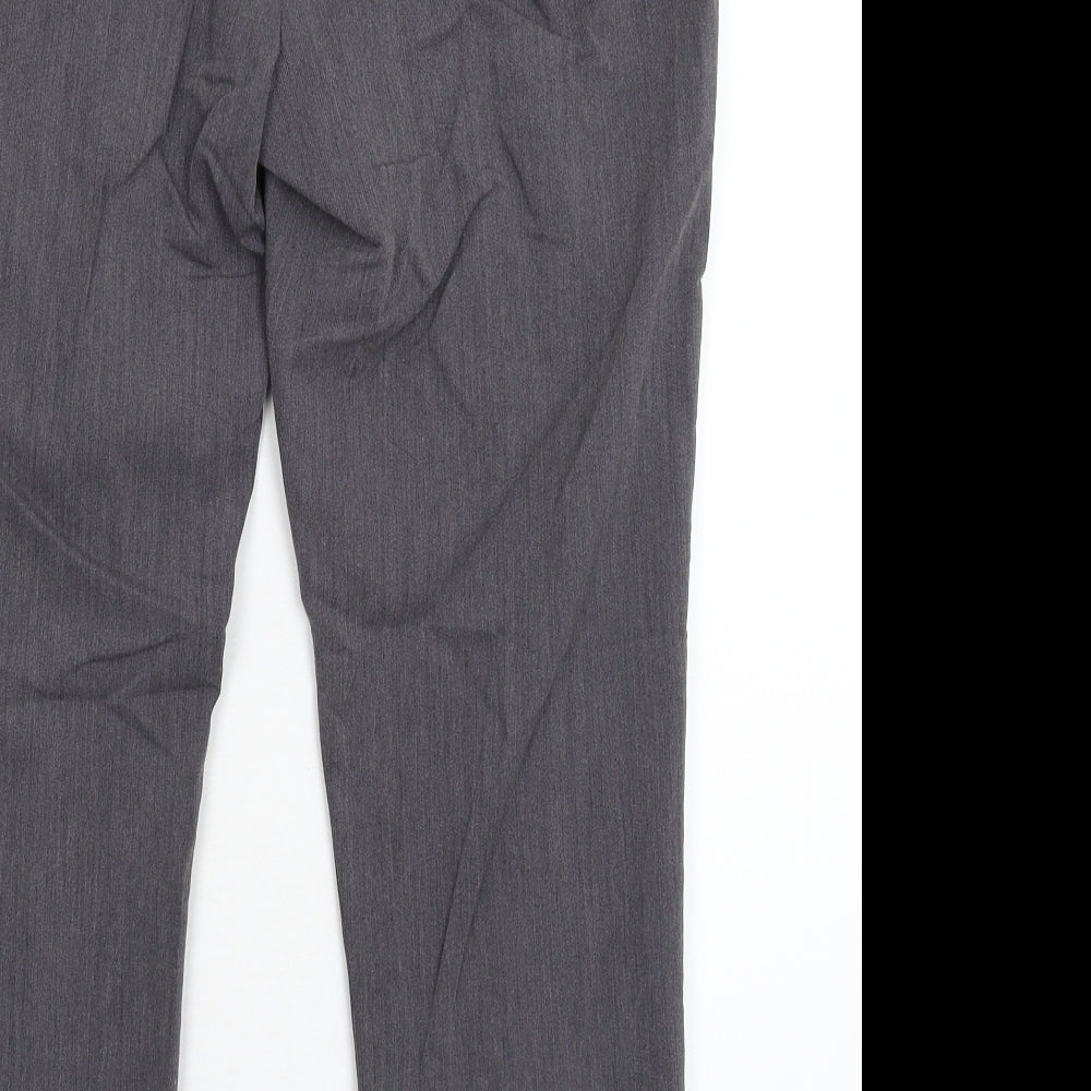 Topshop Womens Grey Dress Pants Trousers Size 10 L25 in