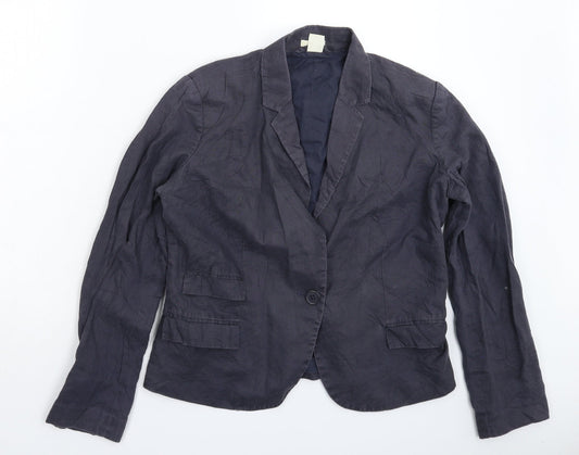 Womens UK Size 12 Gap Regular Blue Blazer