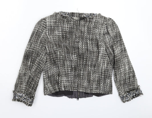 Womens UK Size M Preworn Grey Jacket