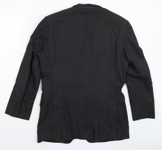 Norton Townsend Mens Black Jacket Suit Jacket Size 38