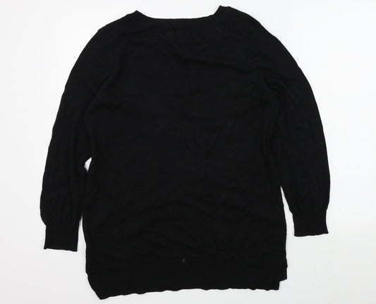 Womens UK Size 14 NEXT Black Pullover Jumper