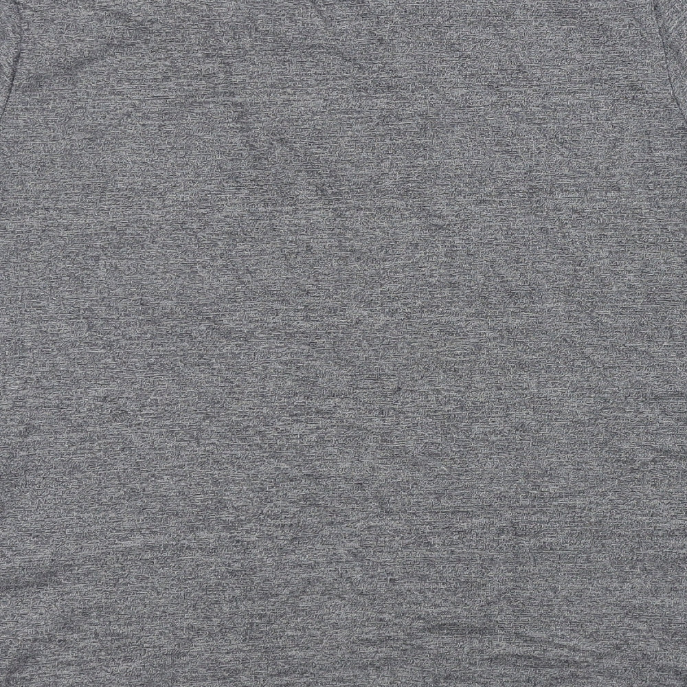 Officers Club Mens Grey Colourblock Polo Size M