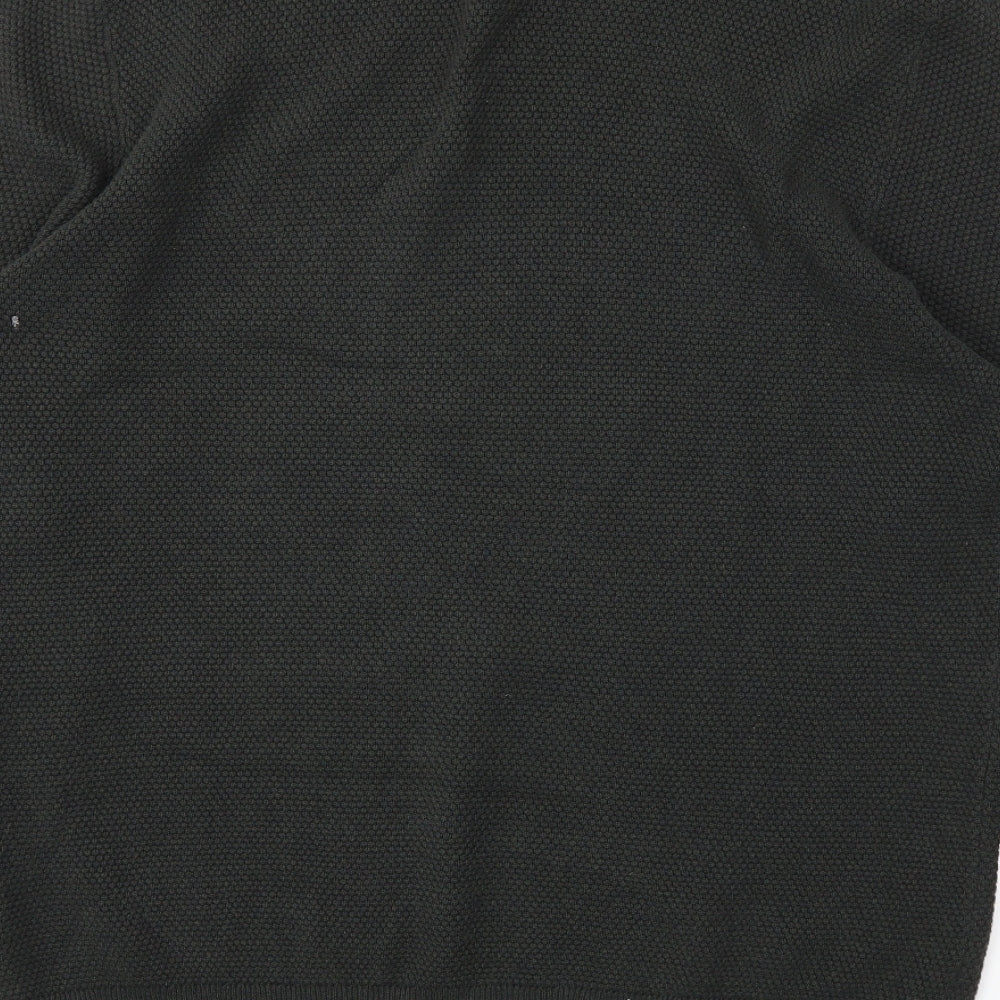 Mens UK Size M Debenhams Green Pullover Sweatshirt