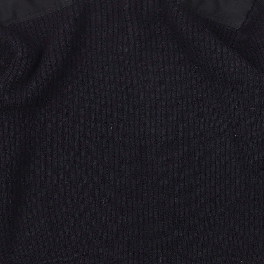 Mens UK Size M Preworn Blue Pullover Sweatshirt