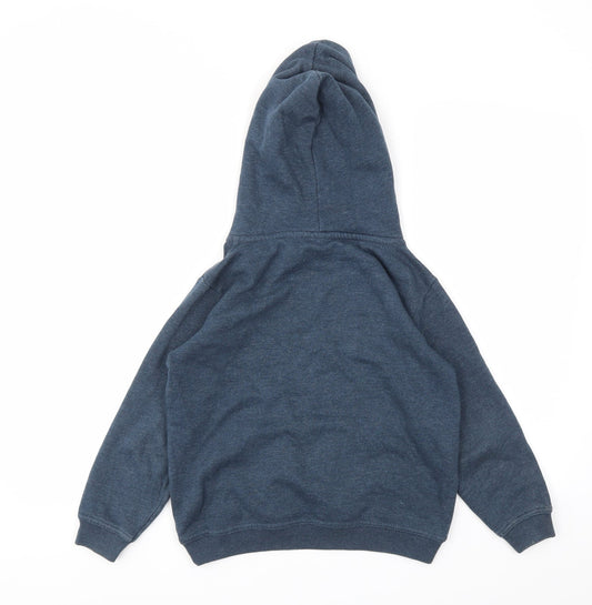 Premium Boys Blue Pullover Hoodie Size 7-8 Years