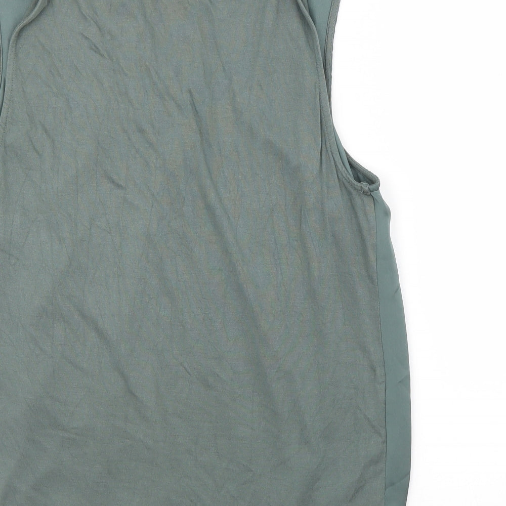 Vera Moda Womens Green Basic Blouse Size L
