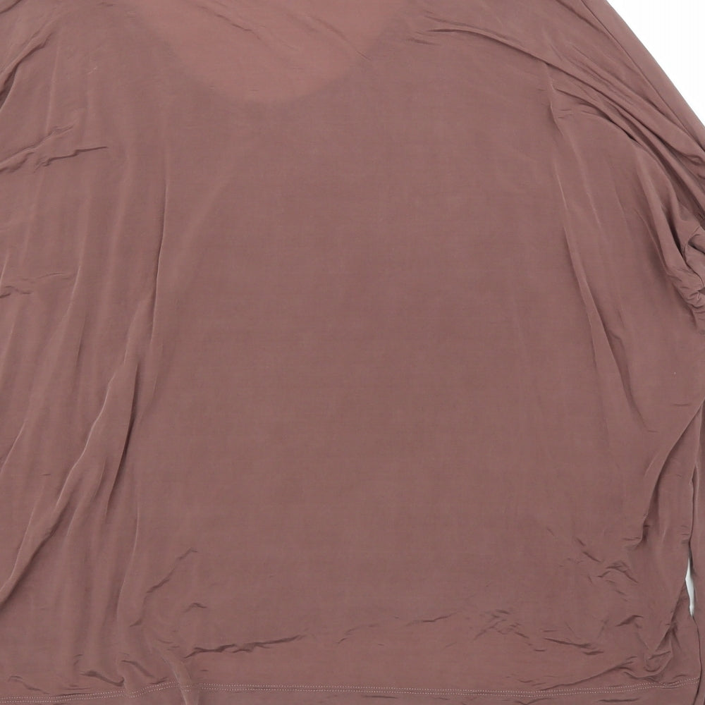 Womens UK Size L Weekend Purple Basic Blouse