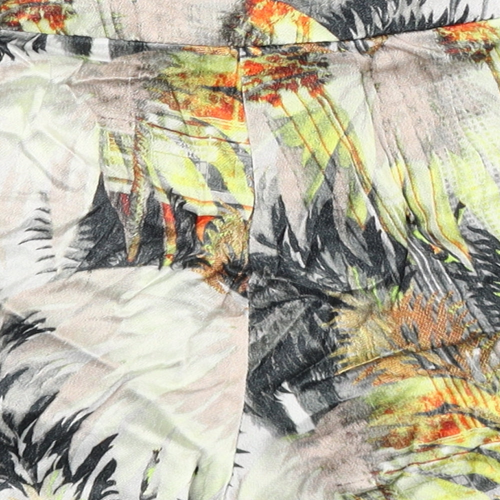 Topshop Womens White Hot Pants Shorts Size 8