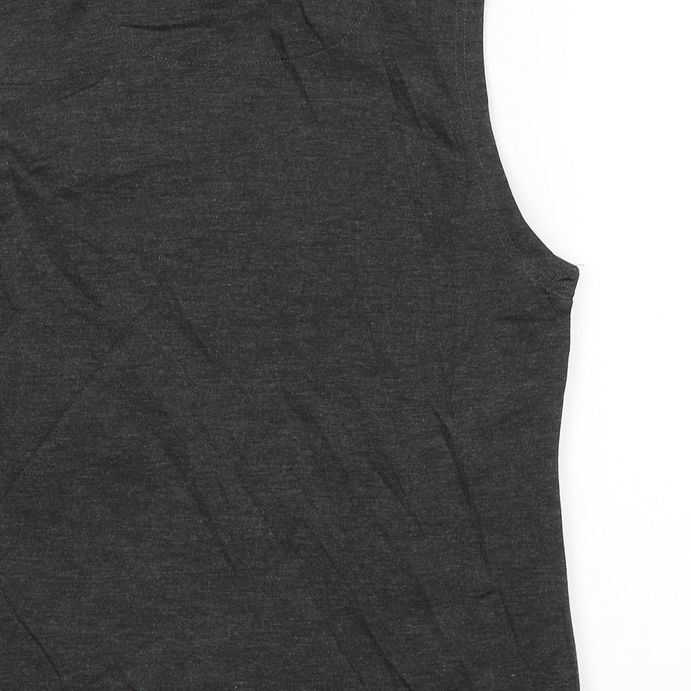 Womens UK Size 12 Fabrizio Grey Vest Jumper
