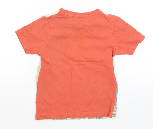 TU Boys Orange Basic T-Shirt Size 3-4 Years - Little Monster