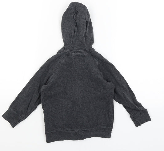 TU Boys Grey Full Zip Hoodie Size 4 Years