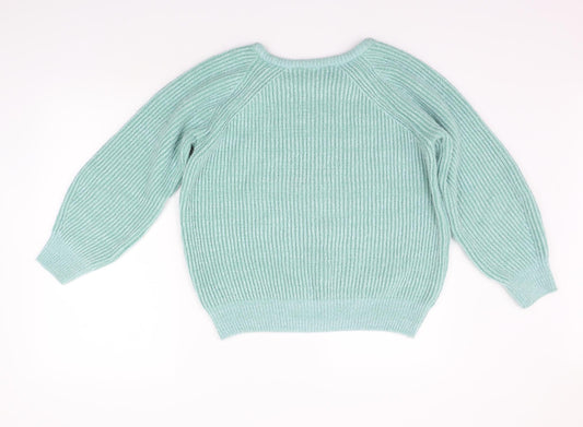Dorothy Perkins Womens Green Pullover Jumper Size 10