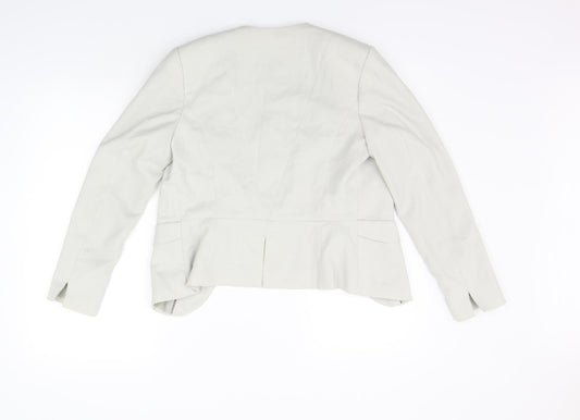 H&M Womens Beige Jacket Blazer Size 10 - washable mark