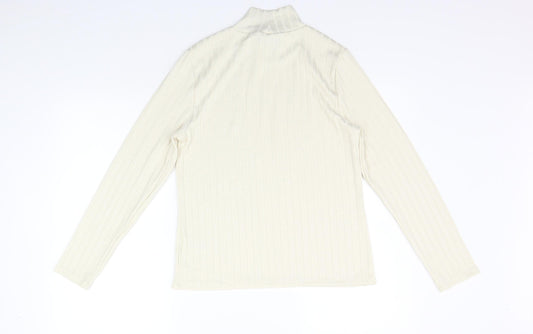 F&F Womens Beige Pullover Jumper Size 12