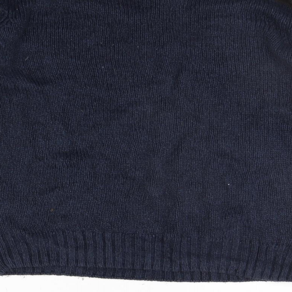 EWM Womens Blue Pullover Jumper Size L