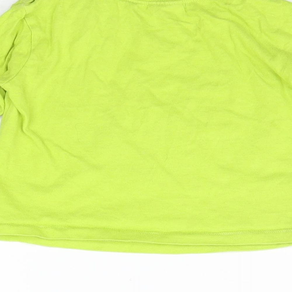 F&F Girls Green Basic T-Shirt Size 12-18 Months