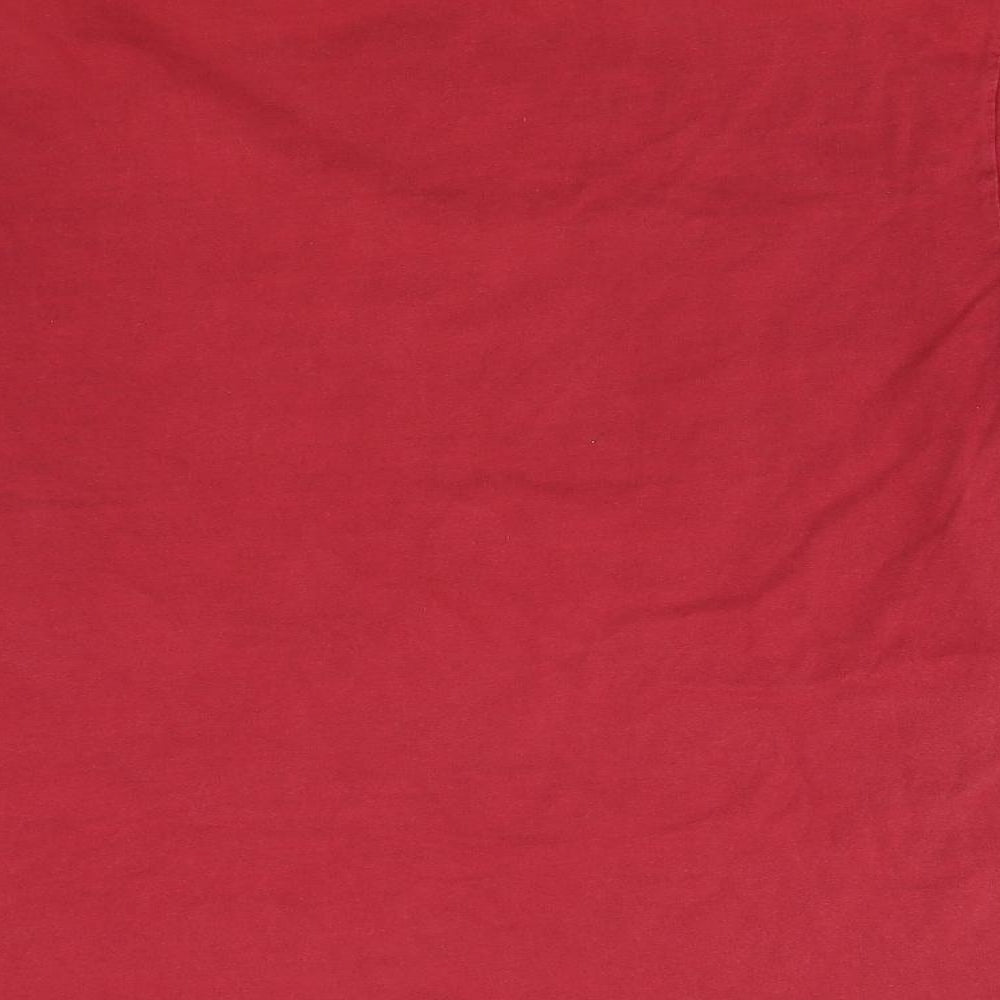 Ceader wood state Mens Red T-Shirt Size L - New York