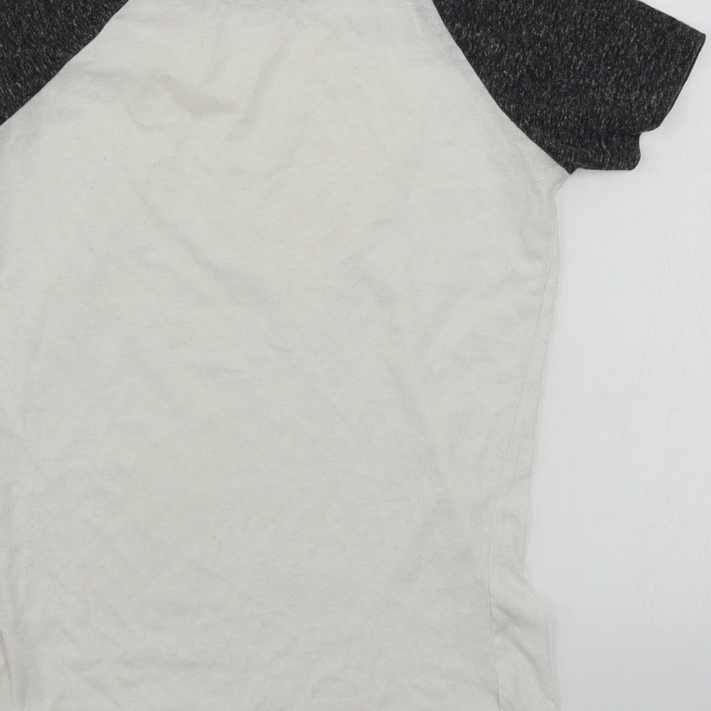 Womens UK Size 6 Atmosphere White Basic T-Shirt