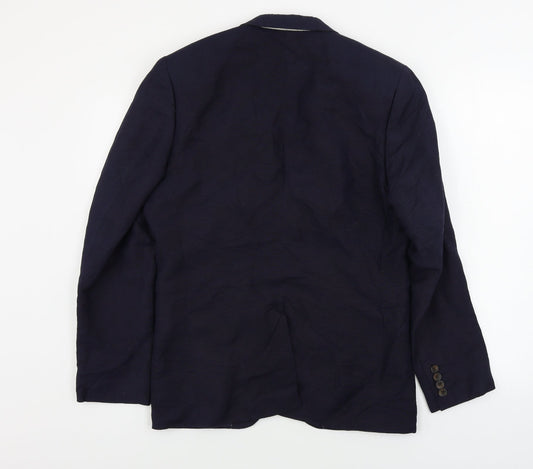 hammond & co Mens Blue Jacket Blazer Size 38