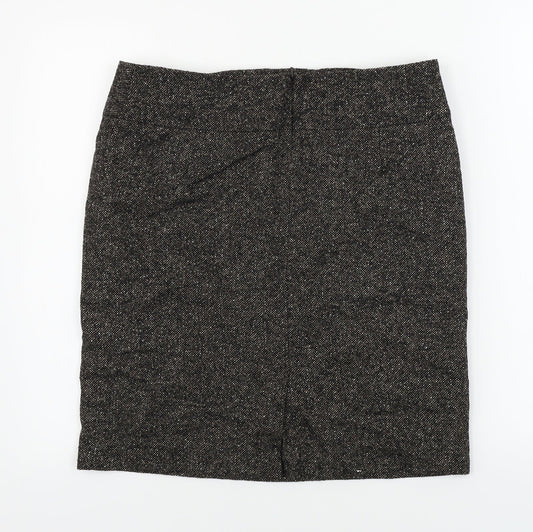 Hallhuber  Womens Brown   Bandage Skirt Size 12