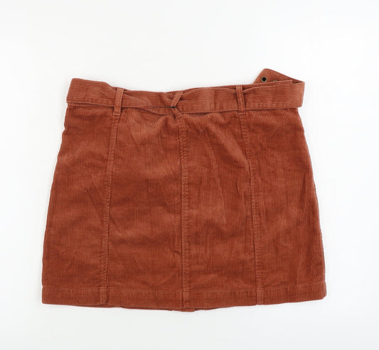 George  Womens Brown   A-Line Skirt Size 12