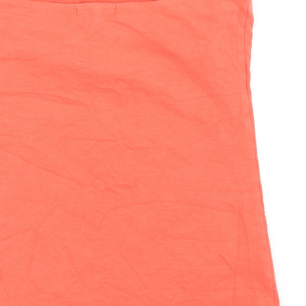 Womens UK Size 8 George Orange Basic Tank