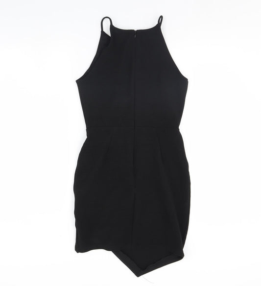 Topshop Womens Black Mini Size 10