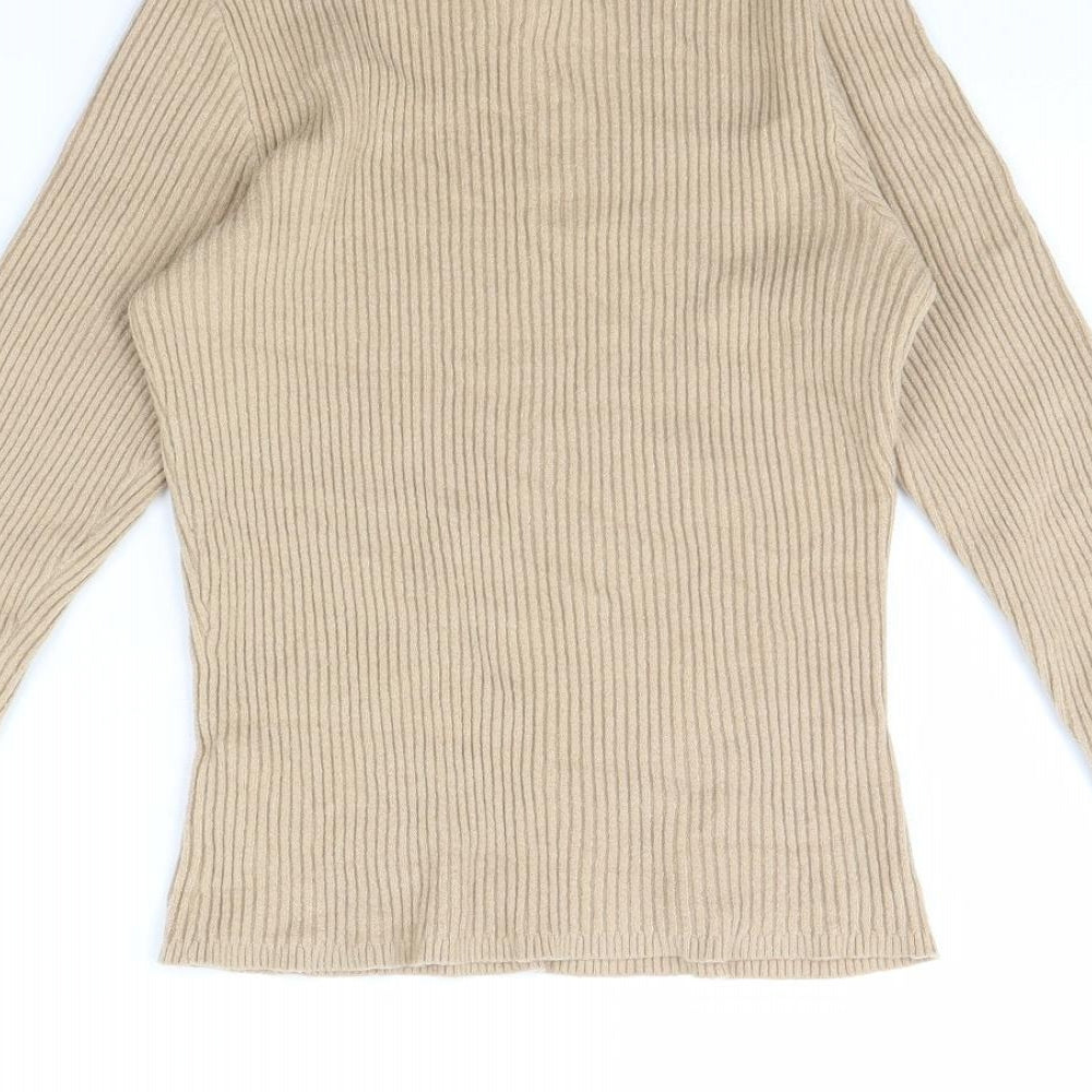 Primark Womens Beige Pullover Jumper Size L