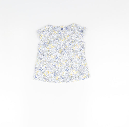 NEXT Girls White Basic T-Shirt Size 3-6 Months
