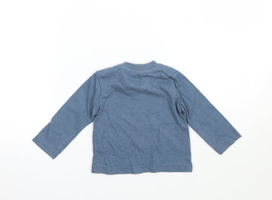 Nutmeg Boys Blue Basic T-Shirt Size 6-9 Months