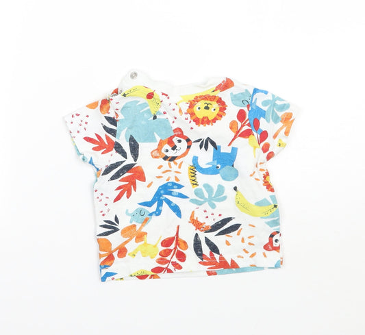 Nutmeg Girls White Basic T-Shirt Size 3-6 Months
