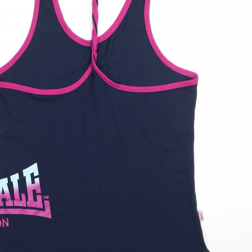 Lonsdale Womens Blue Basic Tank Size 10