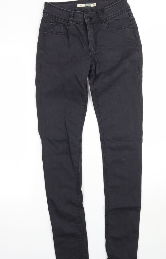 Womens UK Size 6 Dorothy Perkins Regular Fit Skinny Black Jeans